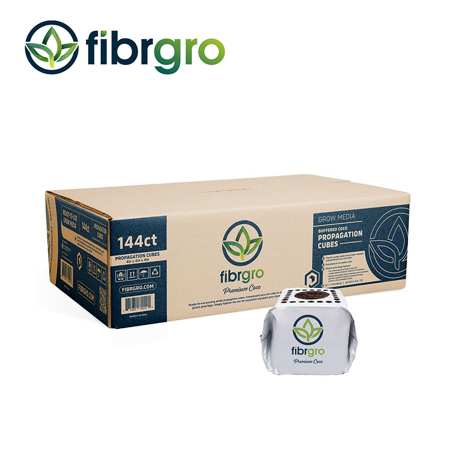 Fibrgro 4" plastic propagation cube