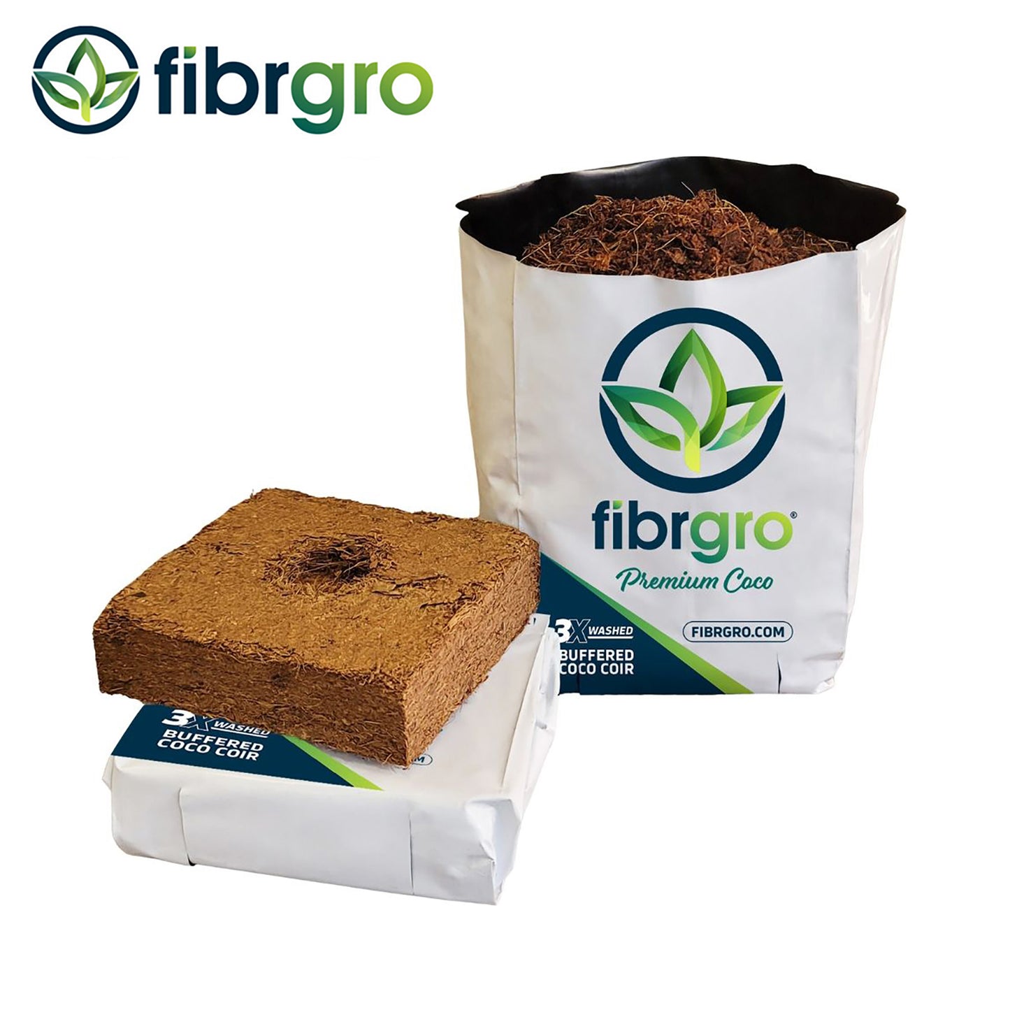 Fibrgro 2g Coco coir open top bags