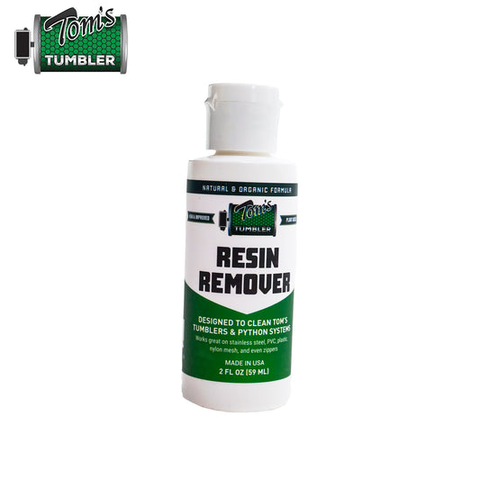 Toms Tumbler Resin Remover