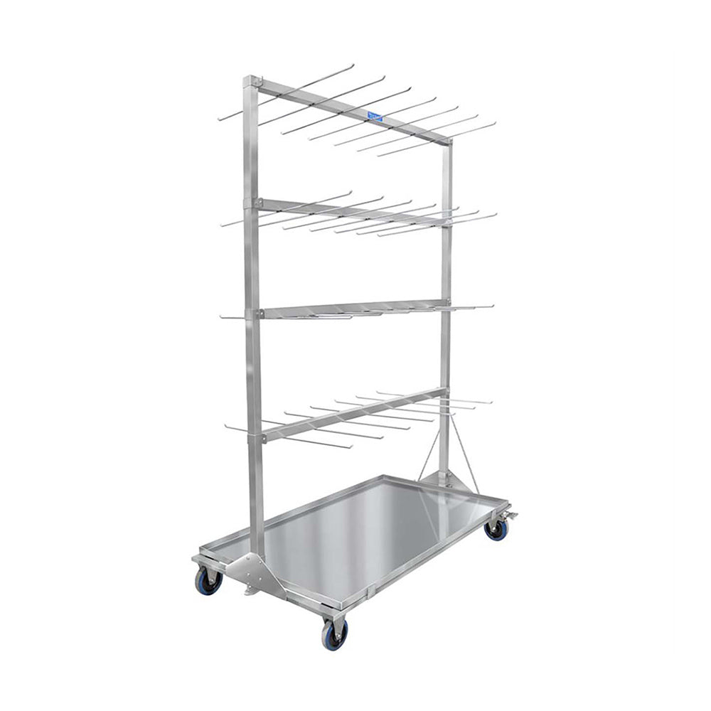 Hanging 4 level dry rack cart