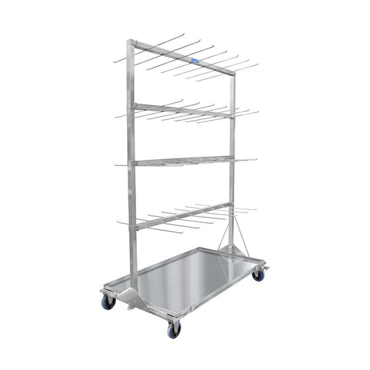 Hanging 4 level dry rack cart